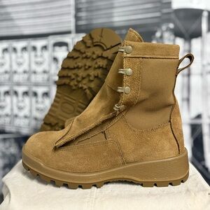 Tan Combat & Moto Boots